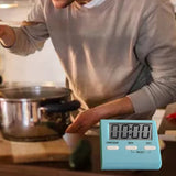 Digital Kitchen Timer Big Digits Loud Alarm Magnetic Stopwatch Clock Egg Timer for Cooking Baking Sports Games B03E
