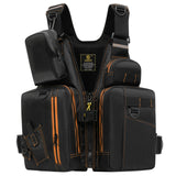 JARUSITE Fishing Life Jacket Multiple Pockets Floatation Vest Adults Buoyancy Waistcoat Fishing Wear Male Chest Pack Fishing