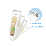 Baby Hair Trimmer Profession Safety Mute Waterproof Kids Hair Clipper USB Charging Automatic Gather Baby Sleep Haircut Home-Use