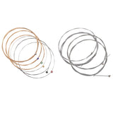 Orphee 1 Set QA140 medium Acoustic Guitar Strings &amp; 1 Set VX120 Bass Strings 040-100 Nickel Alloy Vigorous Tone Strings