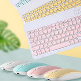 Rechargeable Universal 10 Inch Wireless Bluetooth Keyboard Mouse Set for IPad Iphone MAC Android Phone Samsung Tablet Windows