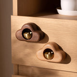 Wood Suction Door Wind Chime Magnetic Doorbell Refrigerator Magnet Housewarming Gift Door Opening Reminder
