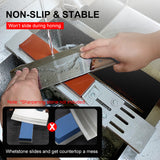 Adjustable Over Sink Sharpening Stone Holder Retractable Non-slip Whetstone Sink Bridge Fits 12.2in to 15.74in Kitchen Sink