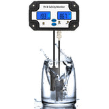 2 in 1 Digital Water Quality Tester PH Salinity Meter Water Analyzer Smart Monitor For Aquarium Pool Spa Seawater Horticultural