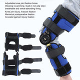 Knee Joint Brace Support Adjustable Breathable Knee Stabilizer Leg Protector Knee Sprain Fixed Strap Orthosis Arthritic Guard