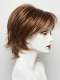 Wig women's short hair back warped golden high temperature silk chemical fiber wig