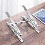 New LH-014 aluminum alloy portable portable stand, foldable iPad stand, laptop stand, double-layer folding design