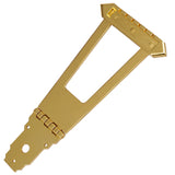 Guitar 6 Strings Jazz Archtop Trapeze Tailpiece Bridge for Hollow Semi Hollow Guitar Parts