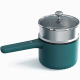 220V 2 Layers Electric Cooking Pot Non-Stick Household Electric Frying Machine Multi Cooker Portable Hot Pot