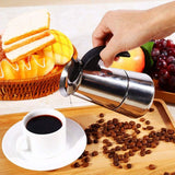 500W Electric Heater Stove Hot Cooker Plate Milk Water Coffee Eu Plug &amp; Stainless Steel Moka Latte Espresso Coffee Maker