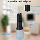 Oral Irrigator Dental Water Flosser 3 Modes Teeth Cleaner Water Jet 400ml Water Tank 5 modes Oral Cleaning ирригатор для зубов