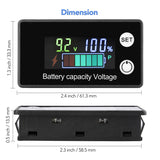 8-100V Auto Car Motorcycle Lead-acid Lithium Battery Capacity Voltage Tester Percentage Meter Car Battery Detector Tester