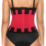 Men Women Adjustable Elastic Waist Support Belt Lumbar Back Medical Bone Orthopedic Exercise Brace Slimming Belt Waist Trainer