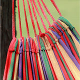 Undefined Two-person Hammock Camping Thicken Swinging Chair Outdoor Hanging Bed Canvas Rocking Chair Not with Stand 200*150cm