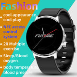 KS02 Smart Watch Men Women Heart Rate Blood Pressure Health Monitoring NFC BT Music Fitness Tracker Bracelet Smartwatch