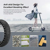 Scooter Tire Solid Rubber Scooter Tire Honeycomb Tyre Replacement Strong Grip Shock Absorbent Tires For Xiaomi 1S/M365/PRO