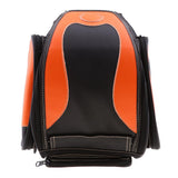 PU Leather Motorcycle Saddle Rear Bags Motorbike Jaunt Luggage Bag Orange