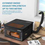 ATOMSTACK FB2 Laser Engraver Closure with Vent Foldable Fireproof Dust-proof Smoke Exhaust Extended Smoke Pipe 700x700x460mm