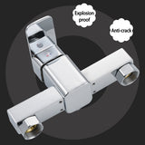 Bathroom Shower Faucet Wall Mounted Simple Shower Tap Bathtub Faucet Shower Mixers Hot And Cold Water Mixing Valve Tap