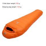 Very Warm White Goose  filled Adult Mummy style  Fit for Winter Thermal 4 kinds of thickness Camping Travel