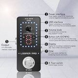 M-VAVE LOOPER PRO Guitar Loop Pedal 9 Loops Total 40 Minutes Recording Time Guitar Pedal Unlimited Overdubs with Tuner