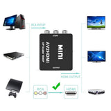 RCA To HD Adapter 3 RCA Converter HD Cable Adaptor CVBS Composite Video Audio 1080P Aux Adapters Accessories For TV AV PC