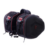Pair Side Saddle Bags Package Motorcycle Bag  With Waterproof Cover