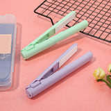 2 in 1 Mini Curling Iron Corrugate USB Electronic Splint Hair Curler Waves Flat Iron Straightening Clip Hairdressing Styling Too