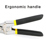 Durable Straight Jaw Sheet Manual Metal Bending Pliers Sheet Metal Hand Metal Pipe Bender Non-Slip Pitted Handles Essential Tool
