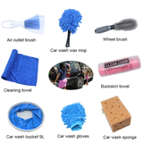9Pcs /set  Car Wash Tool Car Cleaning Products Car Wash Cleaning Kit Car Cleaning With Gift Bag Care Cleaning Tools Kit