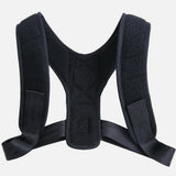 Breathable Straightener Posture Corrector Brace Adjustable Back Spine Column Posture Correction Belt (Leather)