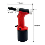 Pneumatic Rivet Gun Air Riveter with 3/32 Inch 1/8 Inch 5/32 Inch 3/16 Inch Rivet Nuts for Metal Automotive Aluminium Alloy