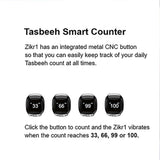 Smart Ring For Muslims Tally Tasbeeh Counter Metal 5 Prayer Time Reminder Bluetooth-compatible Ip68 Waterproof Rings