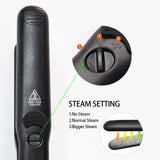Professional Steam Hair Straightener Negative Lonic Steamer Curling And Straightening Ceramic Nano Flat Iron Hair styler