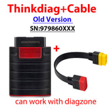 THINKCAR Thinkscan SD4 OBD2 Scanner ABS SRS BCM TPMS Automotive Scanner CR619 Car Diagnostic Tool Lifetime Free Update diagzone
