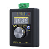 0-5V 0-10V 4-20mA Signal Generator and Rechargeable Battery Pocket Adjustable Voltage Current Simulator Calibrator