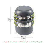 Travel Camping cookware set Ultralight Outdoor tableware set Tourism Equipment For Hiking Picnic camping cookware  army mess kit
