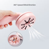Mini Hand-held Vacuum Cleaner Nail Dust Vacuum Suction Collector Dust Removal Vacuum Brush Desk Cleaner Keyboard Dust Cleaner