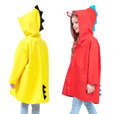 Hot Sale Cute Dinosaur Raincoat Waterproof Children Kids Rain Jacket Boys Girls Rain Coat Outdoor Trench Poncho Student Rainwear