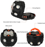 Help Flash Car Beacon Emergency SOS Light LED Roadside Safety Flashing Lamp  Warning Lantern Magnetic Base Hook Breakdown Auto