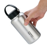 TOMSHOO Stainless Steel Water Bottle Leak Proof Sports Bottle Camping Water Cup Coffee Mug Hanging Pot for Outdoor Camping