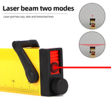 High Precisio Laser Level Ruler Red line 360° Adjustable Horizontal And Vertical Laser level 180mm Red Beam Laser Infrared Level