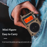 Upgraded Full Band Radio Portable FM/MW/SW/WB Radio Receiver Bluetooth 5.0 Speaker TF Music Player Support Alarm Clock Lock