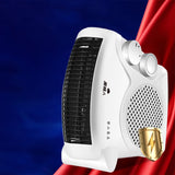 Vertical Electric Heater Household Small Convenient Quick Heating Desktop Electric Heater(EU Plug)