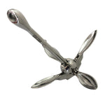 Marine Boat Yacht Accessories 1.5kg Boat Folding Grapnel Anchor 316 Stainless Steel 3.3Lb Anchor