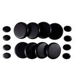 16pcs Spa Basaltic Energy Stones Cold And Hot Compress Comfortable Essential Oil Health Care Crude Massage Stones