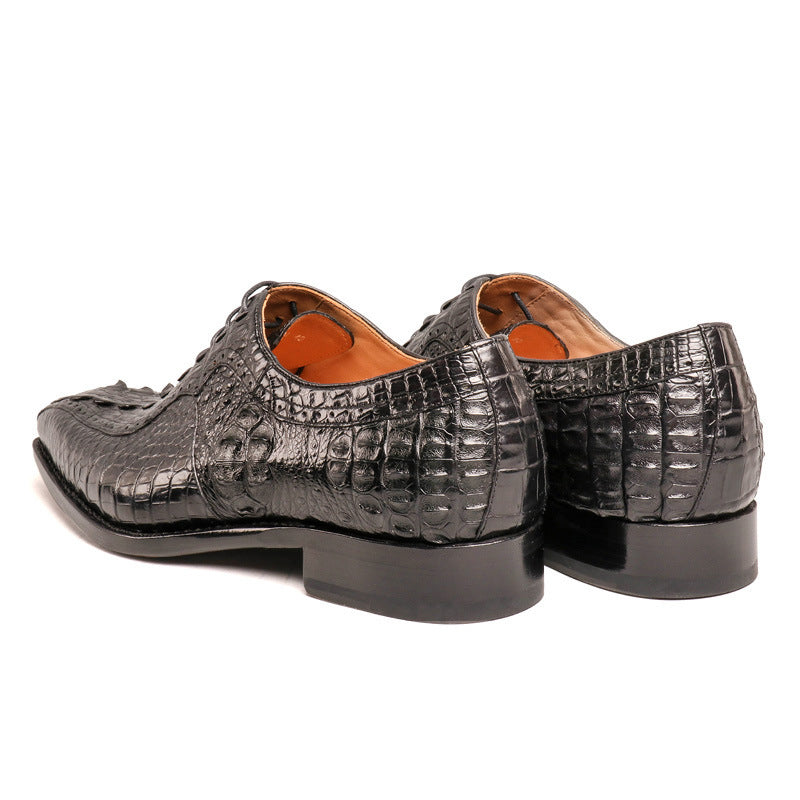 Handmade Crocodile Leather Dress Shoes 6018