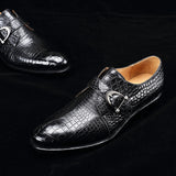 Handmade Crocodile Leather Dress Shoes 6037A