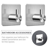 4pcs Multifunction Towel Bar Hotel Brushed Easy Install Clothes Hanger Bathroom Accessory Kit Home Punch Free Kitchen