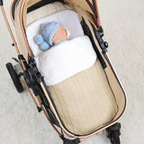 Baby Sleeping Bags Envelopes Winter Warm Knitted Newborn Boy Girl Monthly Swaddle Wrap 0-6m Infant Sleepsack for Stroller Basket